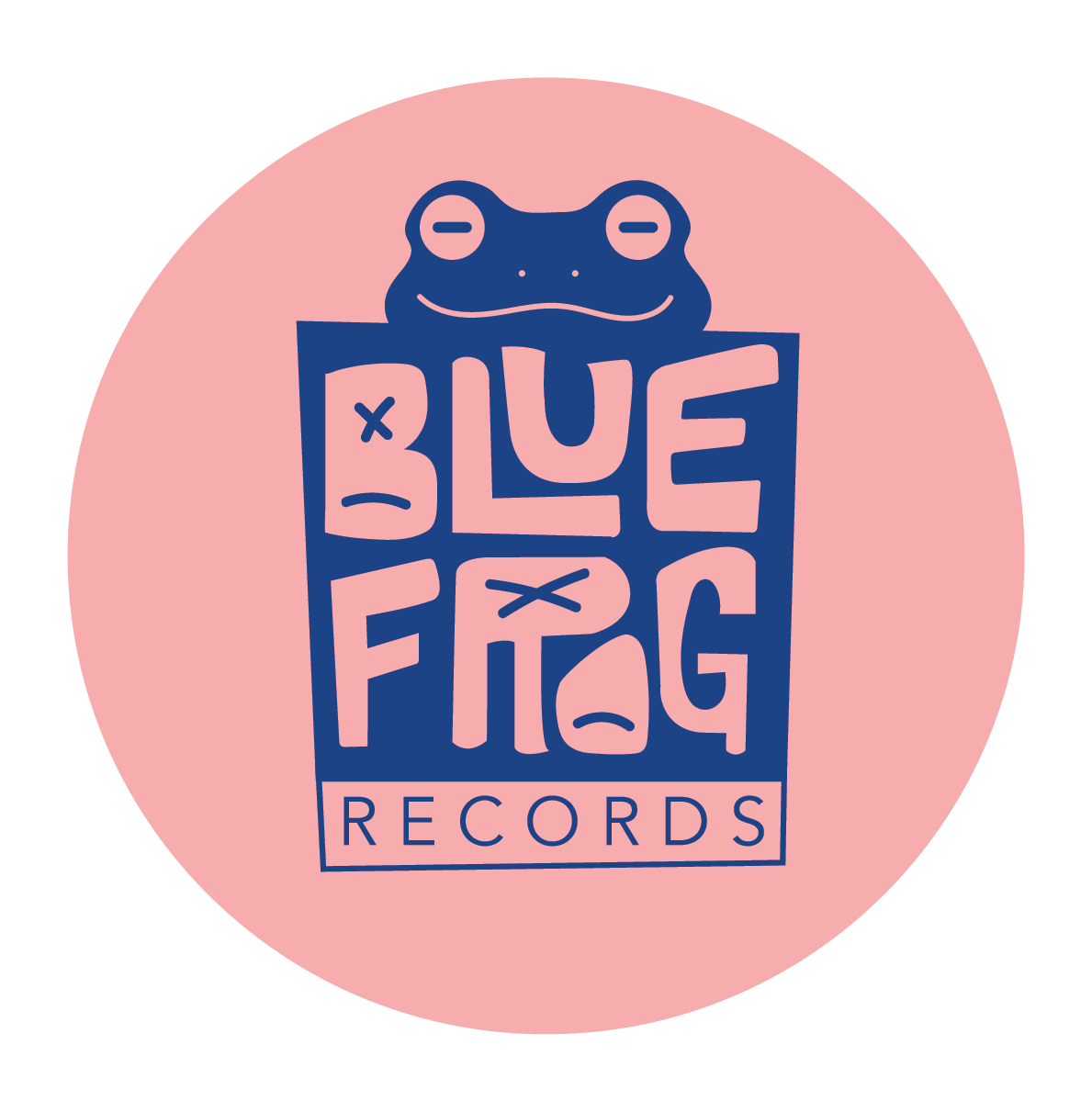 Blue Frog Music Logo